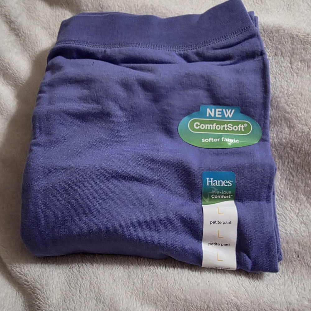 (2 For $5)Hanes Women's ComfortSoft Joggers - Blue
